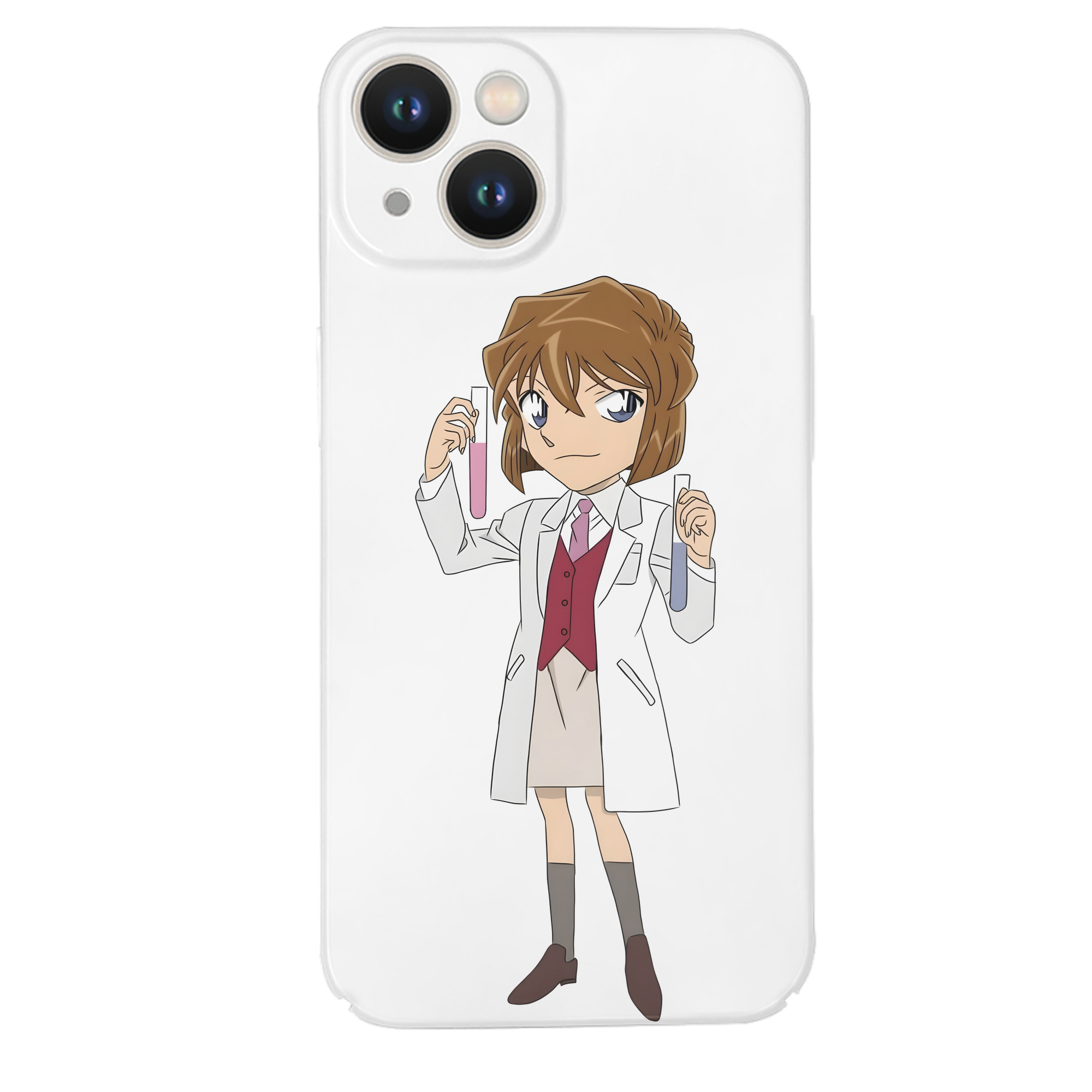 （画像用） 名探偵コナン 灰原 哀 はいばら あい Detective Conan Anita Hailey、Vi Graythorn Haibara Ai 【iPhone 14シリーズ対応】ハードケース